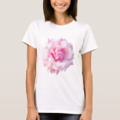 Rosa Blume T-Shirt (Vorderseite)
