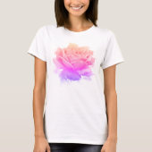 Rosa Blume T-Shirt (Vorderseite)