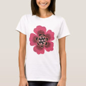 Rosa Blume T-Shirt (Vorderseite)