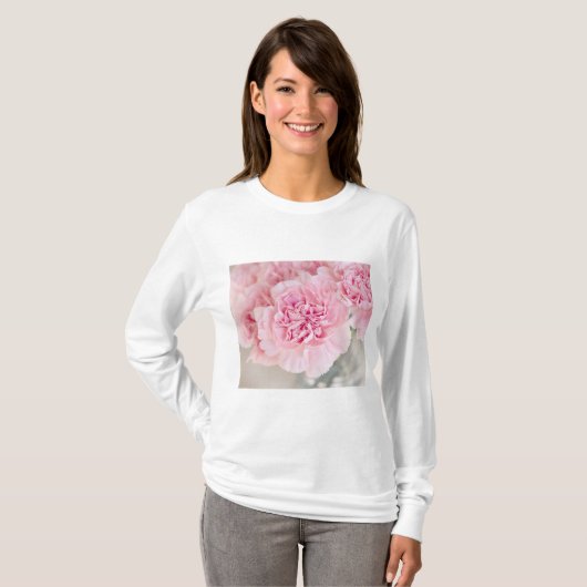 Rosa Blume T-Shirt (Vorne ganz)