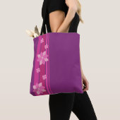 Rosa Blume Tasche (Von Nahem)