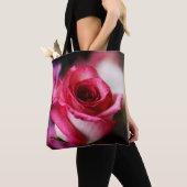 Rosa Blume Tasche (Von Nahem)