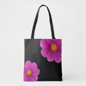 Rosa Blume Tasche (Vorderseite)