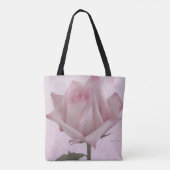 Rosa-Blume Tasche (Rückseite)