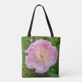 Rosa Blume Tasche (Rückseite)