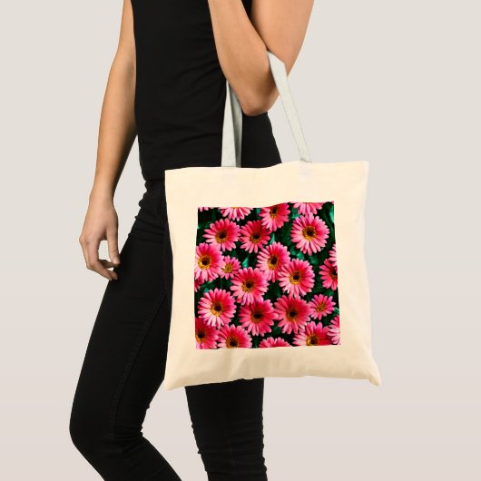 Rosa Blume Tasche (Vorderseite (Produkt))