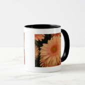 Rosa Blume Tasse (VorderseiteRechts)