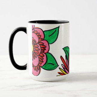 Rosa Blume Tasse