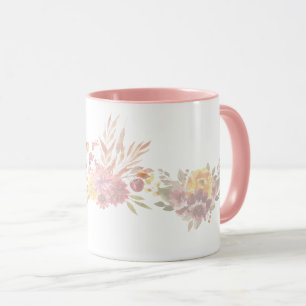 Rosa Blume Tasse