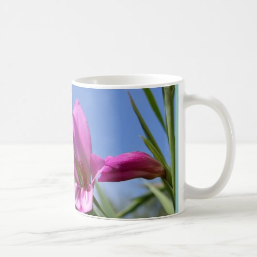 Rosa Blume Tasse (Rechts)