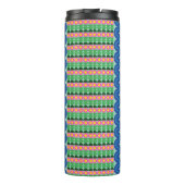 Rosa Blume - Thermaltumbler Thermosbecher (Rückseite)