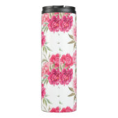 Rosa Blume Thermosbecher (Rückseite)