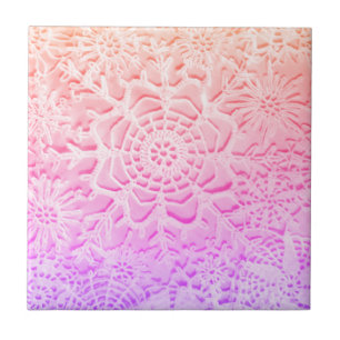 Rosa Blume Tile Fliese