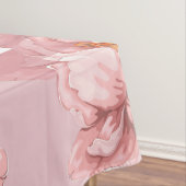 Rosa Blume Tischdecke (Beispiel)