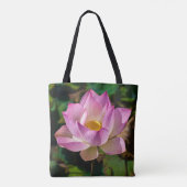 Rosa Blume Tote Tasche (Rückseite)