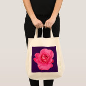 Rosa Blume Tragetasche (Vorderseite (Produkt))