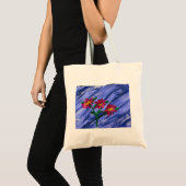 Rosa Blume Tragetasche (Vorderseite (Produkt))