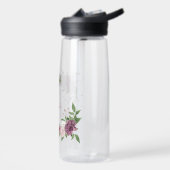 Rosa Blume Trinkflasche (Links)