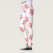Rosa Blume tropisch Leggings (Links)