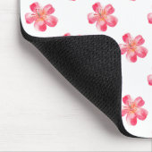 Rosa Blume tropisch Mousepad (Ecke)