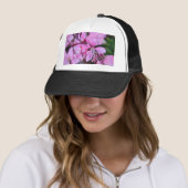 Rosa Blume Truckerkappe (Beispiel)