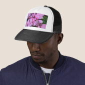 Rosa Blume Truckerkappe (Beispiel)