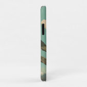 Rosa Blume und Crescent Moon Case-Mate iPhone Hülle (Hinten/Rechts)