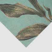 Rosa Blume und Crescent Moon Seidenpapier (Detail)