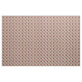 Rosa Blume und Gold auf Tan Strips Stoff (Yard (91,4 cm))