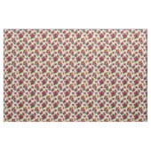 Rosa Blume und Gold auf Tan Strips Stoff (Fat Quarter (45,7 x 55,9 cm))