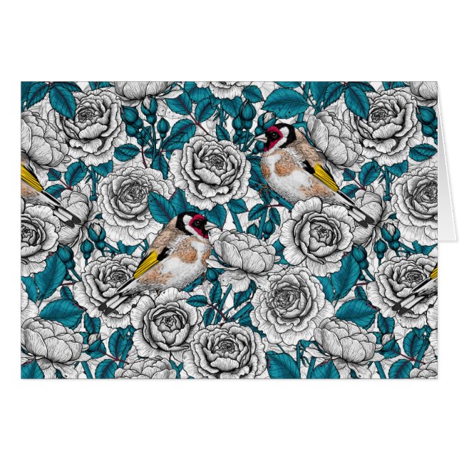 Rosa Blume und Goldflossen (Vorderseite (Horizontal))