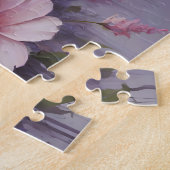 Rosa Blume und Lavendel Puzzle (Seite)