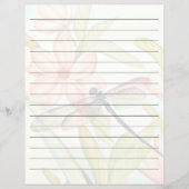 Rosa Blume und Libellen (Vorderseite)