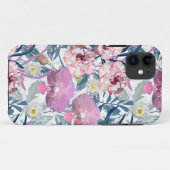 Rosa Blume und Orchideen. Case-Mate iPhone Hülle (Rückseite (Horizontal))