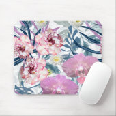 Rosa Blume und Orchideen. Mousepad (Mit Mouse)