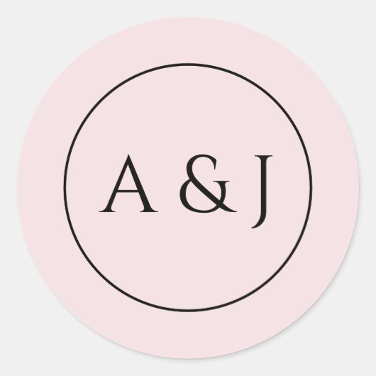 Rosa Blume und Signalleuchten Runder Aufkleber (Vorderseite)