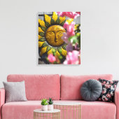 Rosa Blume und Sonne - Martha's Vineyard Leinwanddruck (Insitu (Wohnzimmer))