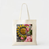 Rosa Blume und Sonne - Martha's Vineyard Tote Bag Tragetasche (Vorne)