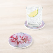 Rosa Blume Untersetzer (Seite)