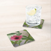 Rosa Blume Untersetzer (Vor Ort)