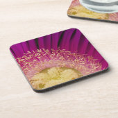 Rosa Blume Untersetzer (Linke Seite)