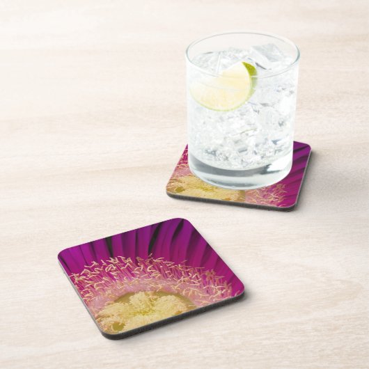 Rosa Blume Untersetzer (Rechte Seite)