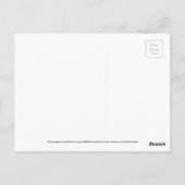 Rosa Blume Vintages Fraktal Kaleidoskop Postkarte (Rückseite)