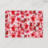 Rosa Blume Visitenkarte (Rückseite)