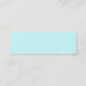 Rosa Blume Visitenkarte (Rückseite)