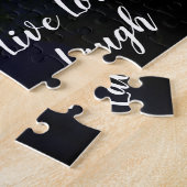 Rosa Blume vom Garten Puzzle (Seite)