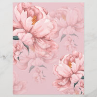 Rosa Blume Wandpapier.