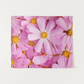 Rosa Blume Wandteppich (Vorderseite (Horizontal))