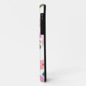 Rosa Blume Wasserfarbe nahtlos Case-Mate iPhone Hülle (Hinten/Links)