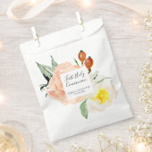 Rosa Blume Wasserfarben Girls Communitys Geschenktütchen (Ausgeschnitten)